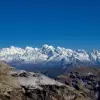 Himalayas seen in Kalinchowk, Nepal