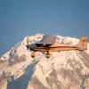 flight over the Annapurna mountains in Nepal